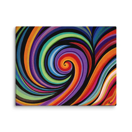 Swirling Colors (Canvas)