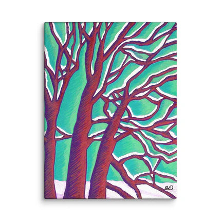 Winter trees (Canvas)