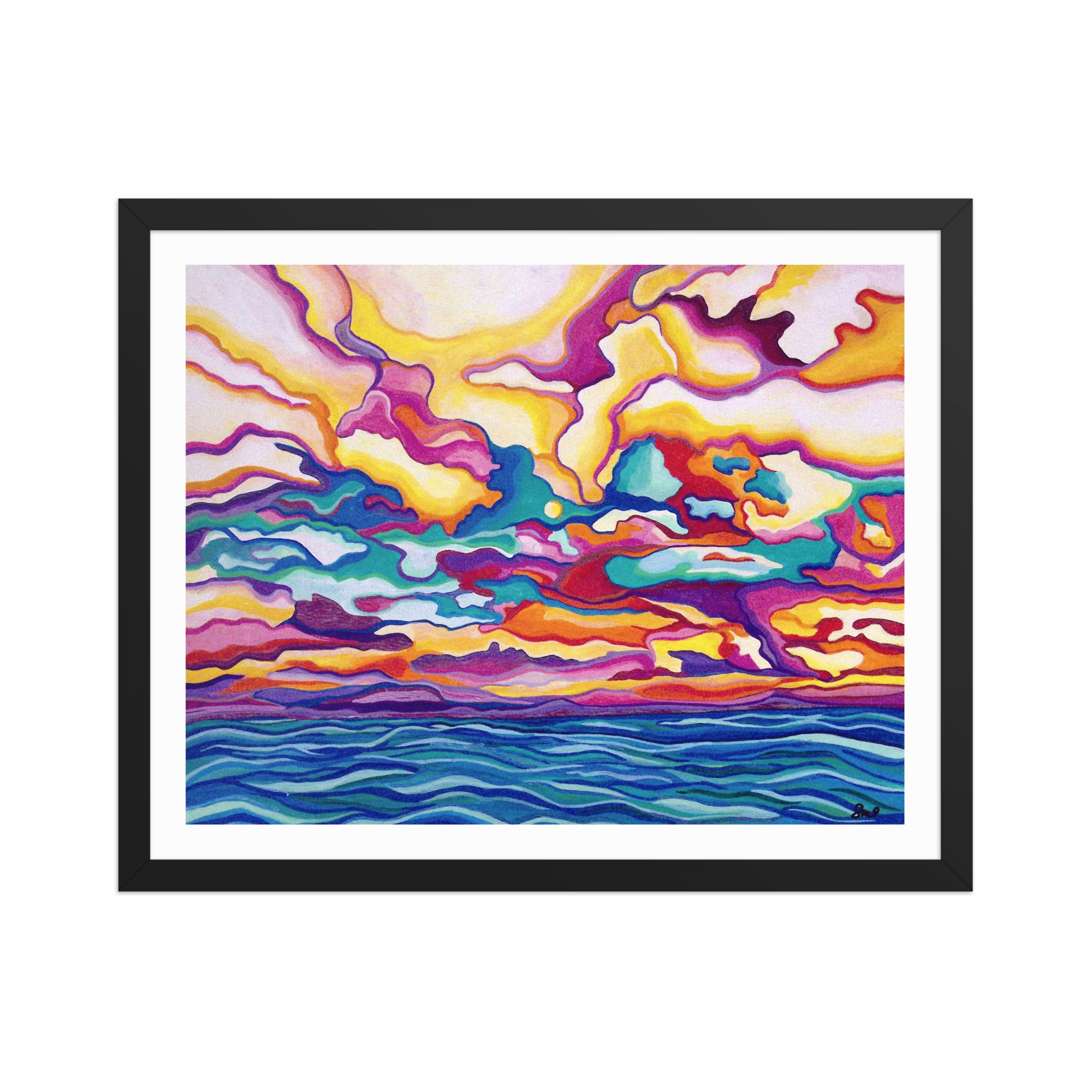Warm and Cool Sunset– Sarah Marcel Art