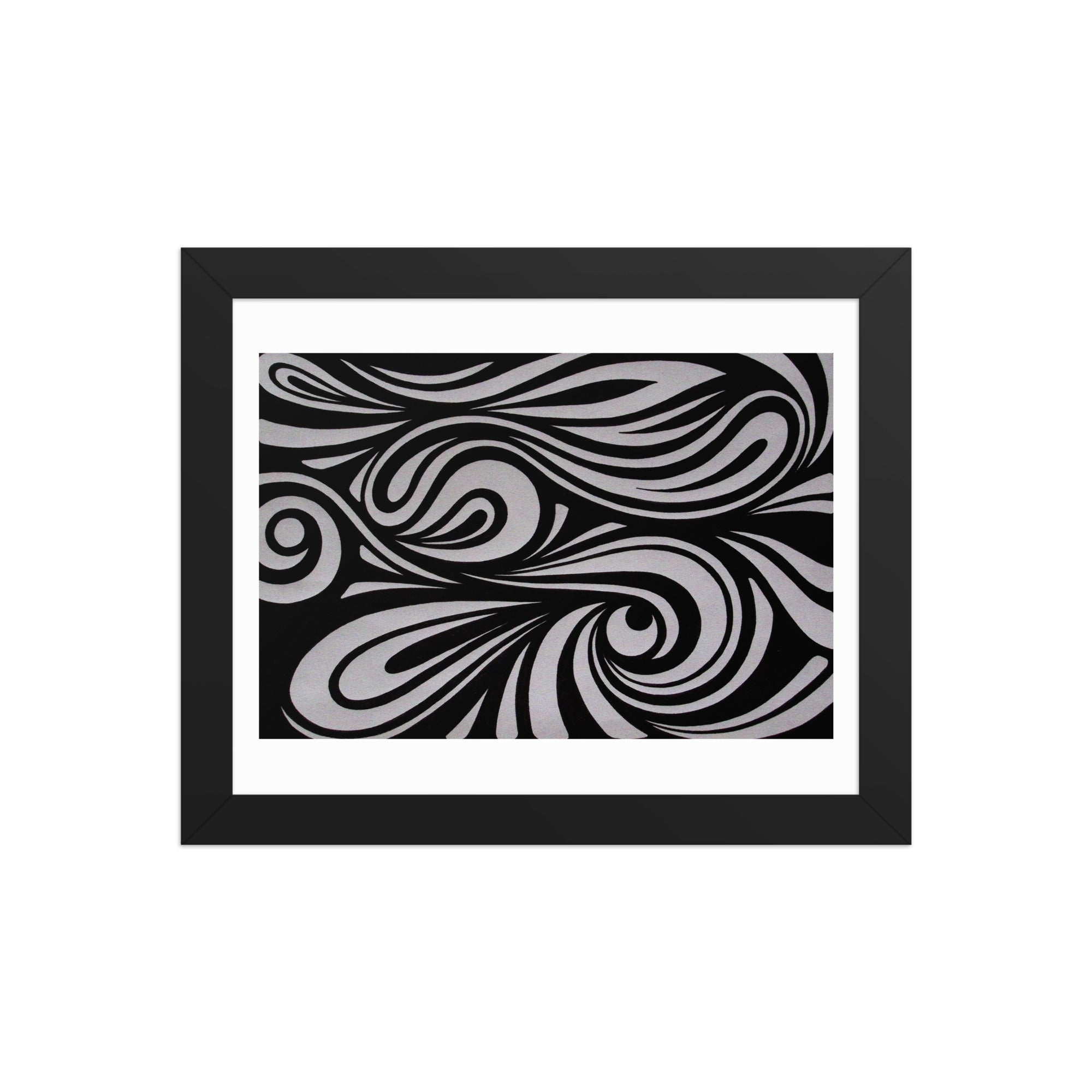 Black and White Abstract– Sarah Marcel Art